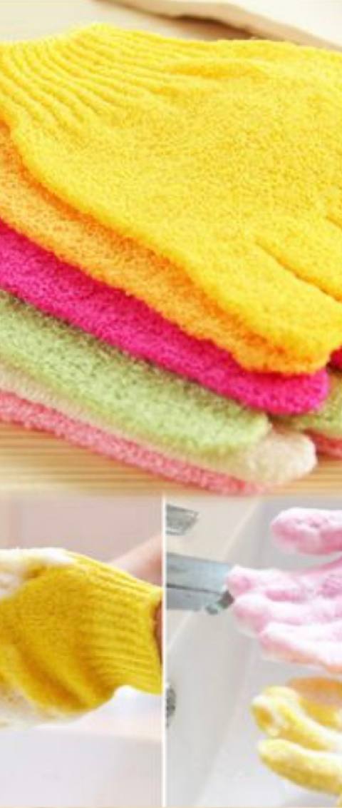 Shower gloves