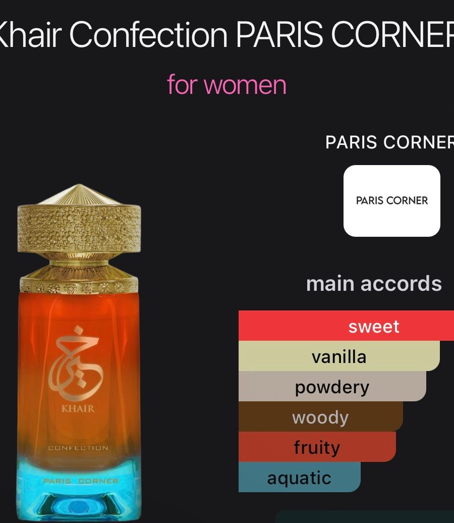 Khair Confection PARIS CORNER perfume
